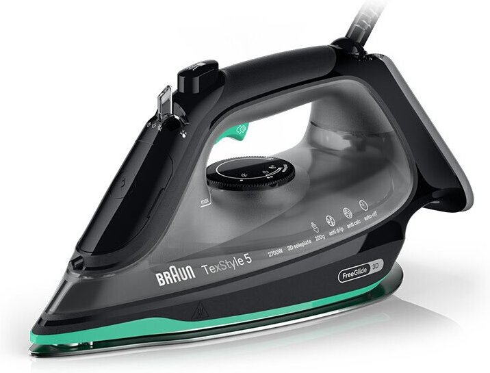 SI 5277 GR TexStyle 5 Dampfbügeleisen schwarz/grün