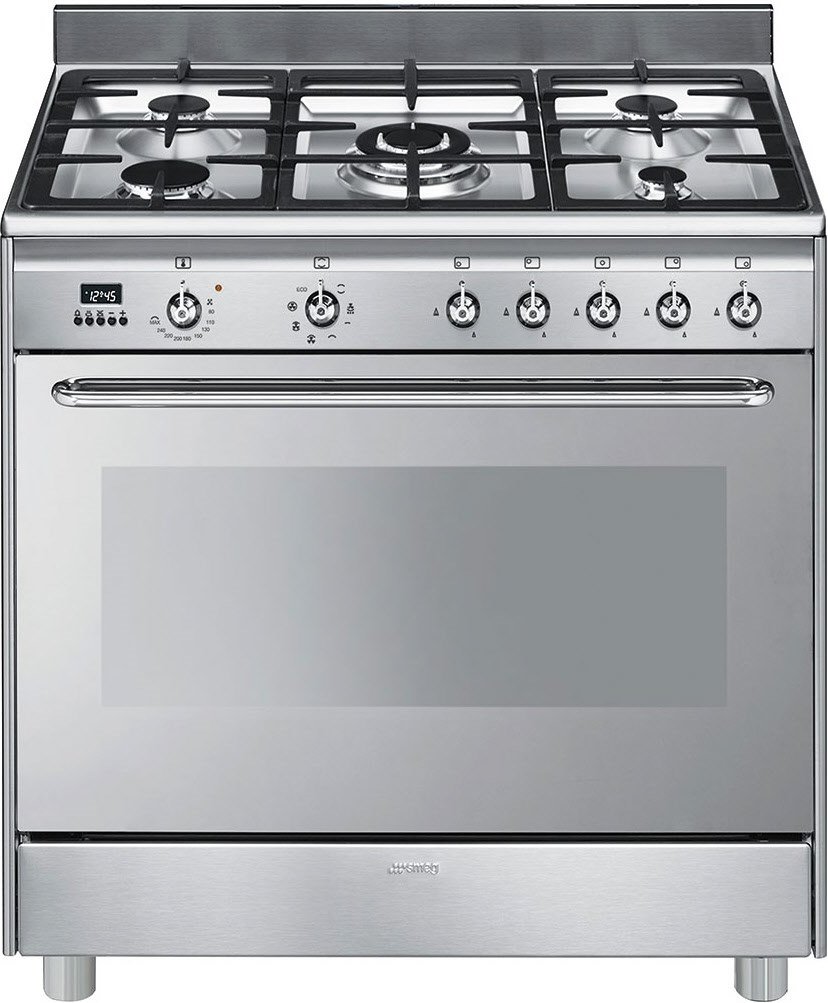 SCD90MFX9-1 Gas-Kombi-Standherd edelstahl