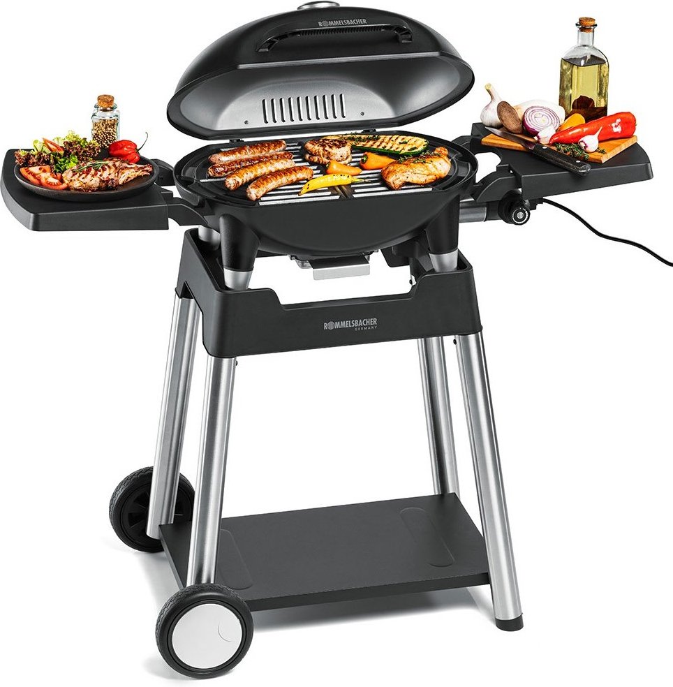 BBQ 4100/S mit Grillwagen Barbecue-Tischgrill schwarz