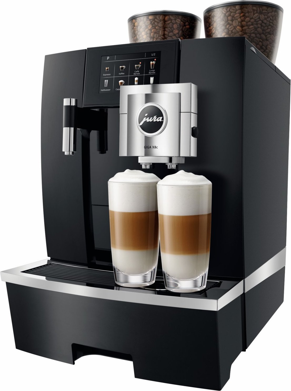 GIGA X8c Kaffee-Vollautomat Aluminium Schwarz (EB)