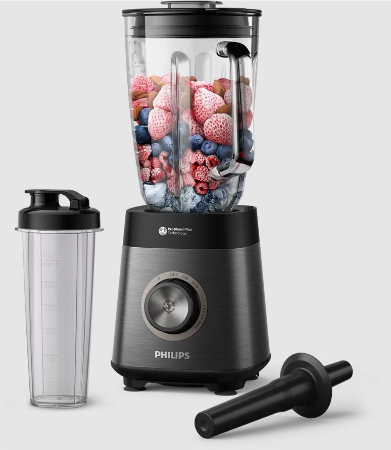 HR3041/00 Standmixer edelstahl grau