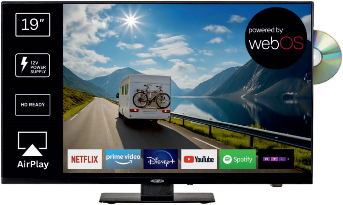 LDDX19IBT-B 47 cm (19") LED-TV mit DVD-Spieler