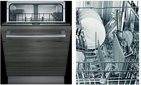 SX63HXEUAE Vollintegrierbarer 60 cm Geschirrspüler bestehend aus SX63HX60AE + SZ73300