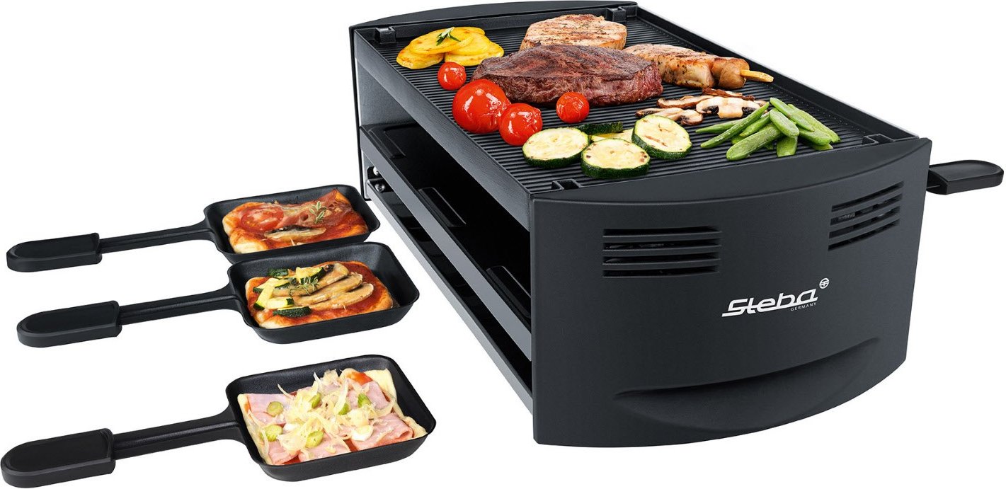 RC 6 Bake & Grill Raclette schwarz