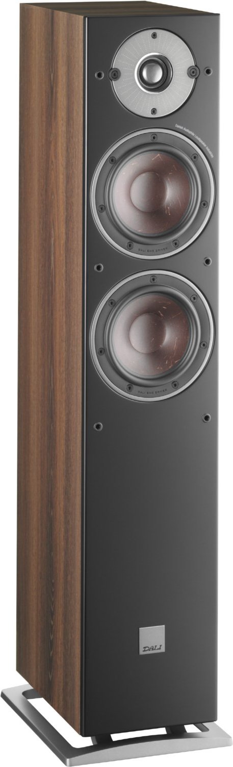 Oberon 5 /Stück Stand-Lautsprecher walnuß dunkel