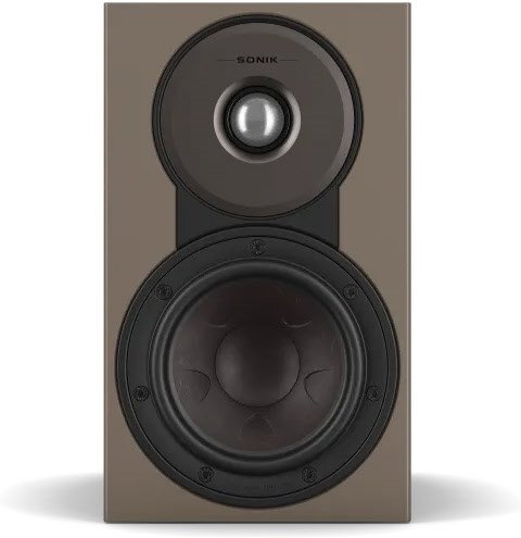 SONIK 1 /Stück Klein-/Regallautsprecher walnuß