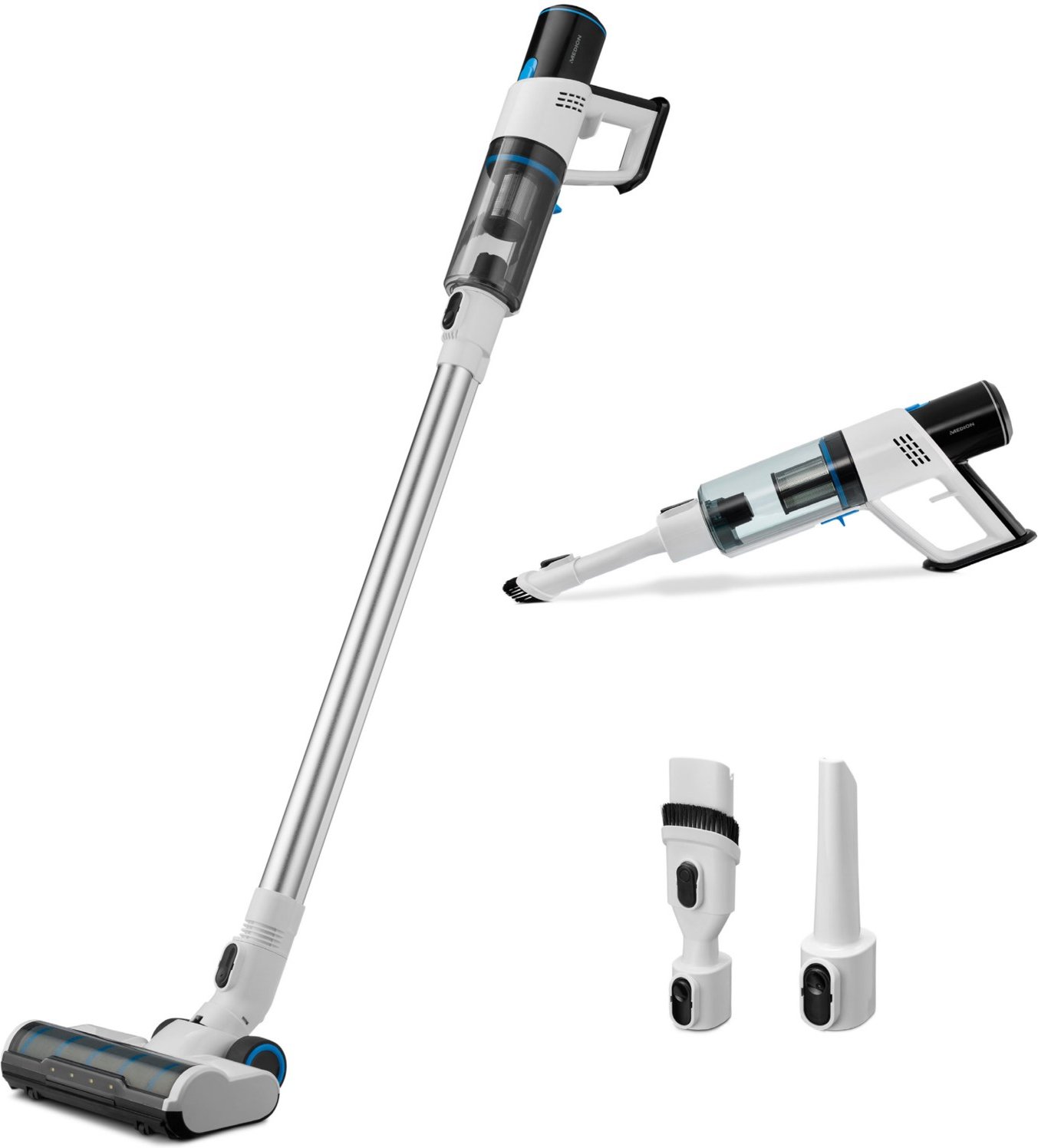 P250 (MD11829) Akku-Stielstaubsauger weiß