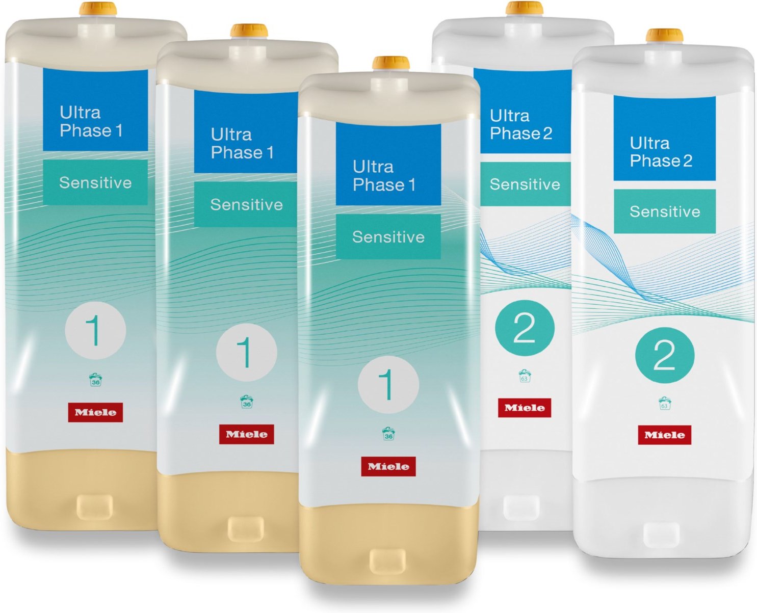 Set 5x UltraPhase Sensitive Waschmittel