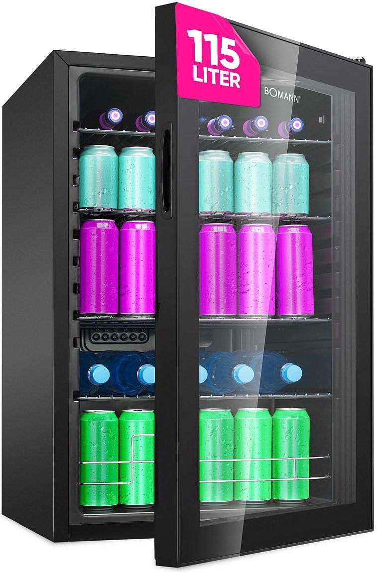 KSG 7290 Flaschenkühlschrank schwarz