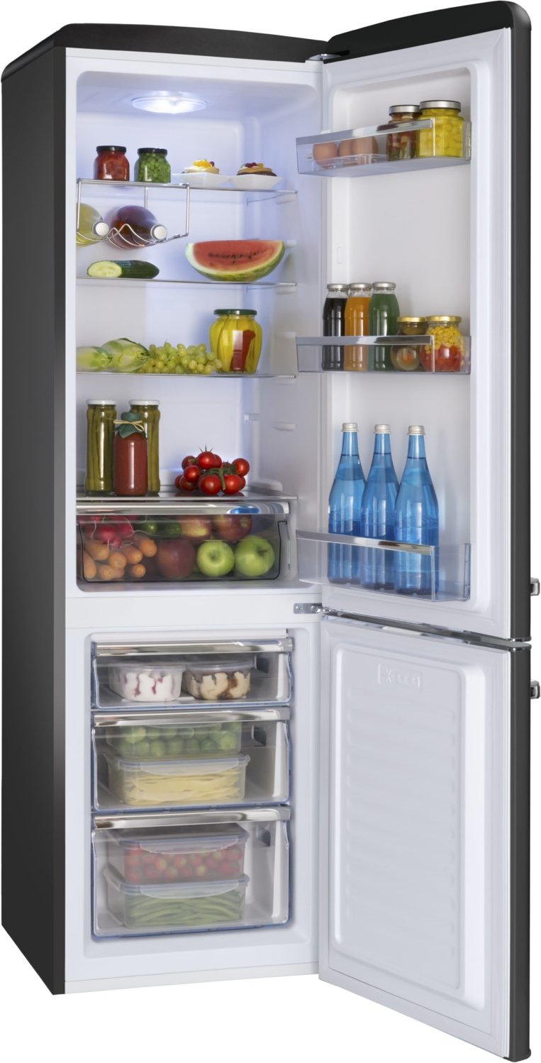 KGCR 387 100 MS Kühl-/Gefrierkombination schwarz matt