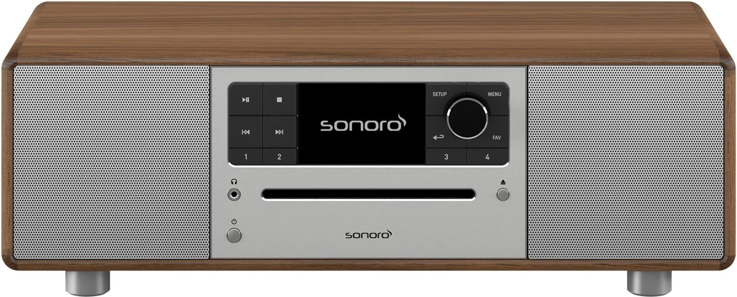 Prestige Internetradio walnuß/silber