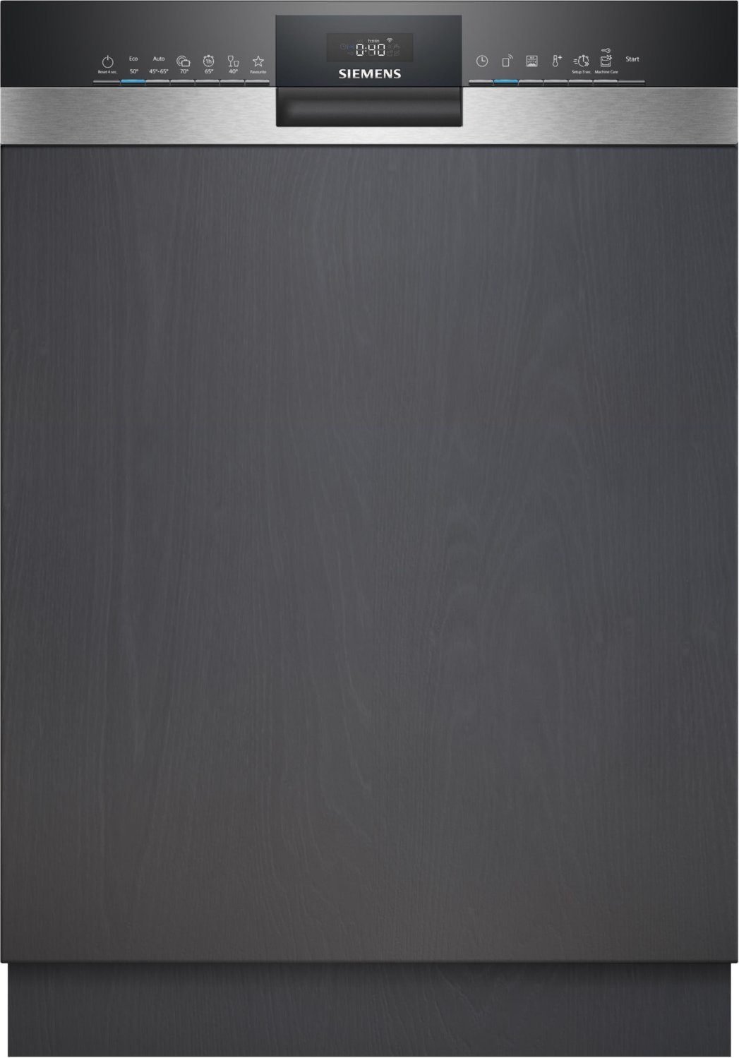 SN53HS12TE teilintegrierbarer 60 cm Geschirrspüler edelstahl