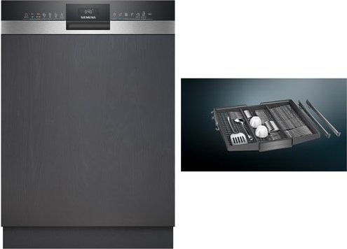 SN53HS1VBE Teilintegrierter Einbau-Geschirrspüler 60 cm SN53HS15BE + SZ36DX02 edelstahl