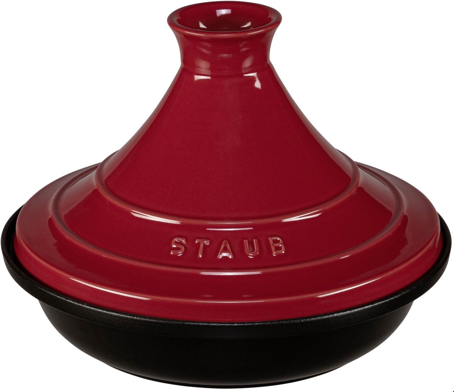 Tajine Rund (28cm) kirsch rot