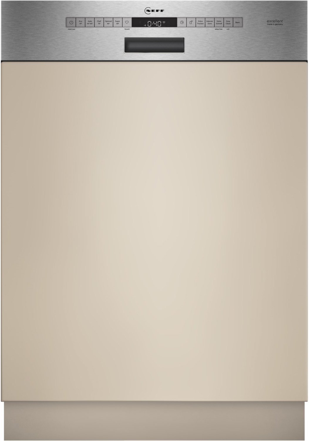 S145EBS04D teilintegrierbarer 60 cm Geschirrspüler edelstahl