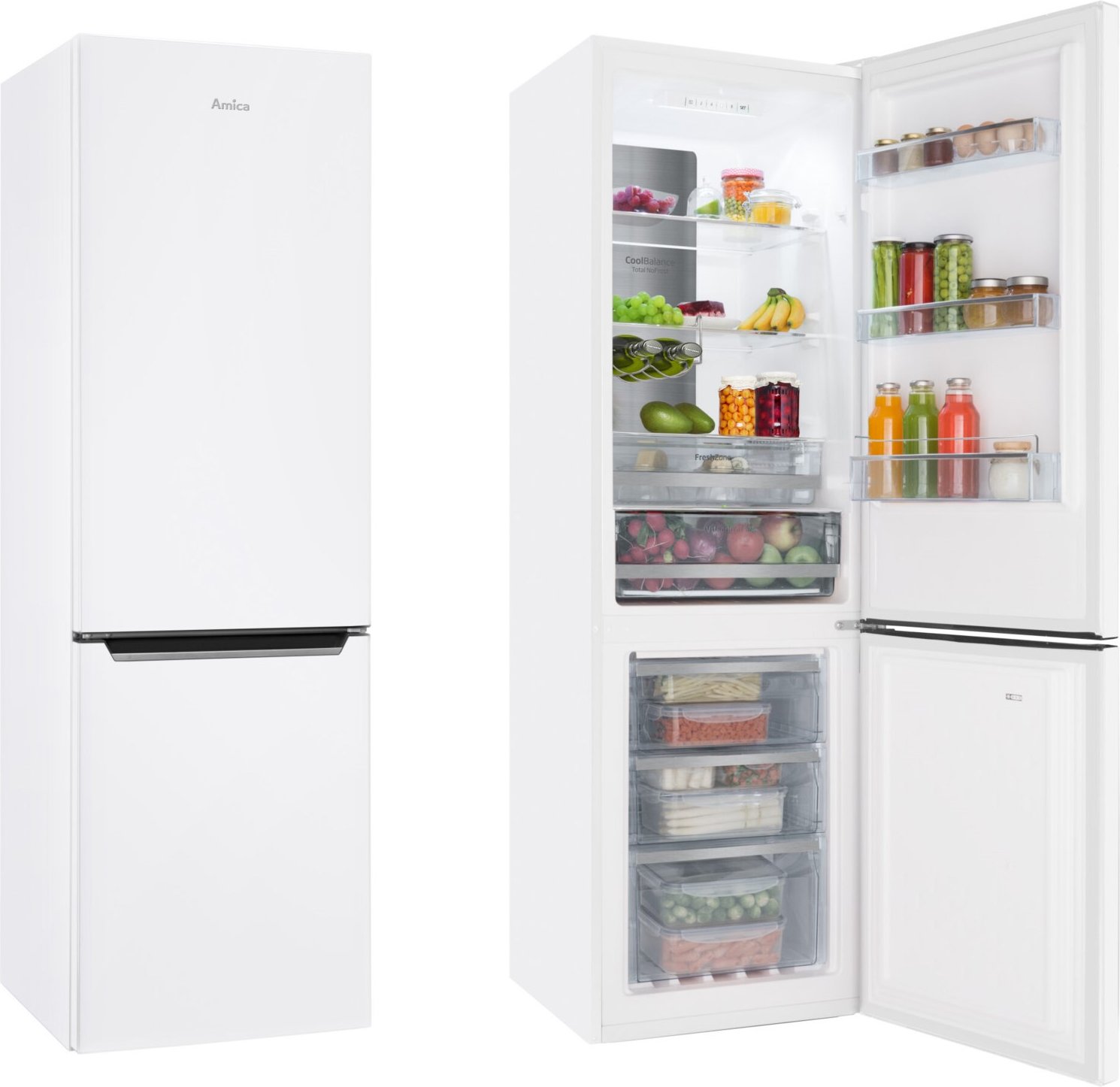 KGCN 388 145 W Kühl-/Gefrierkombination weiß