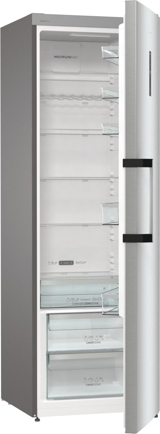 R619CSXL6 Vollraumkühlschrank mit 0°C Zone grau metallic