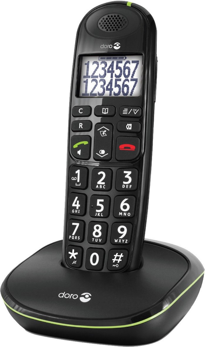 PhoneEasy 110 Schnurlostelefon schwarz