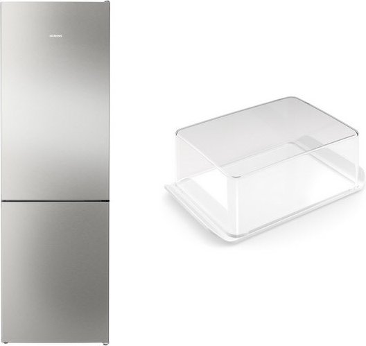 MK67KGNIBA Kühl-/Gefrierkombination bestehend aus KG36N2IBF + KSGGZM00 edelstahl/cleansteel