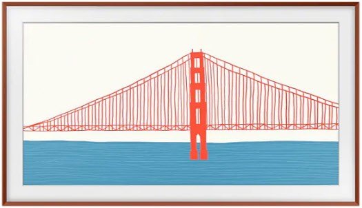 Austauschbarer Rahmen für The Frame 55" (2021) terracotta