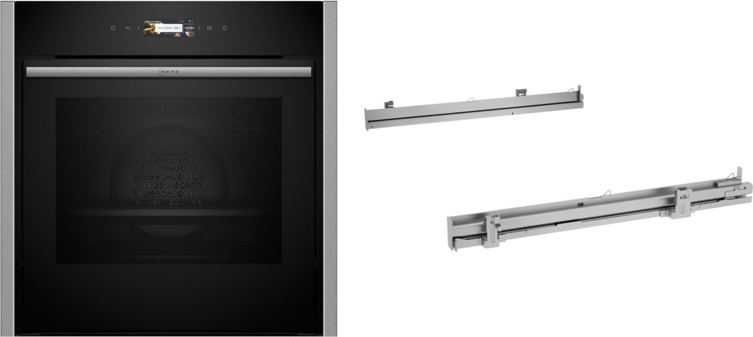 BMK5430CR Einbaubackofen bestehend aus B54CR31N0 + Z1608BX0 edelstahl