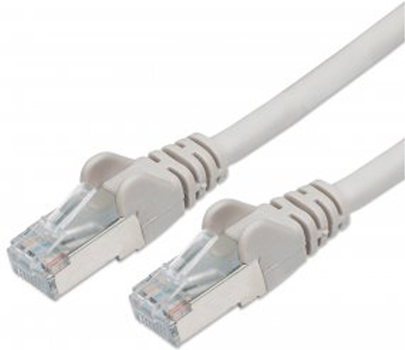 Patchkabel mit Cat7-Rohkabel S/FTP Patchkabel grau (30 m)