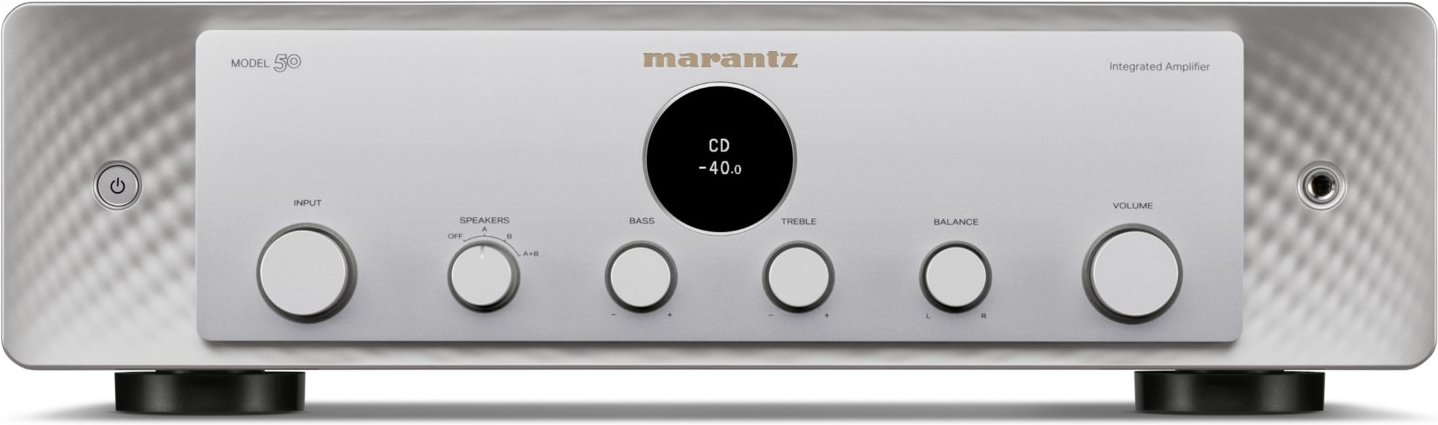 Model50 Vollverstärker silber