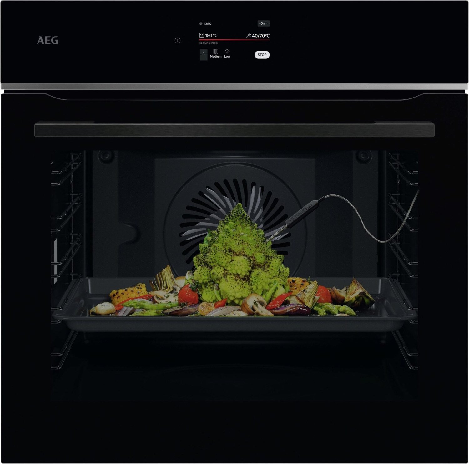 TE8PB73FAB Einbaubackofen schwarz