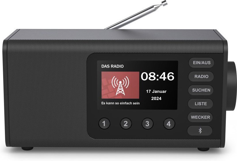 DR1001 Digitalradio schwarz
