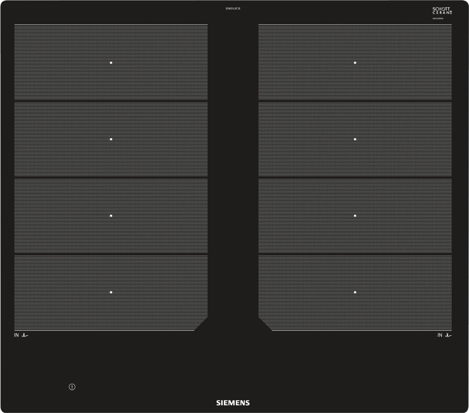 EX601LXC1E Induktionskochfeld rahmenlos