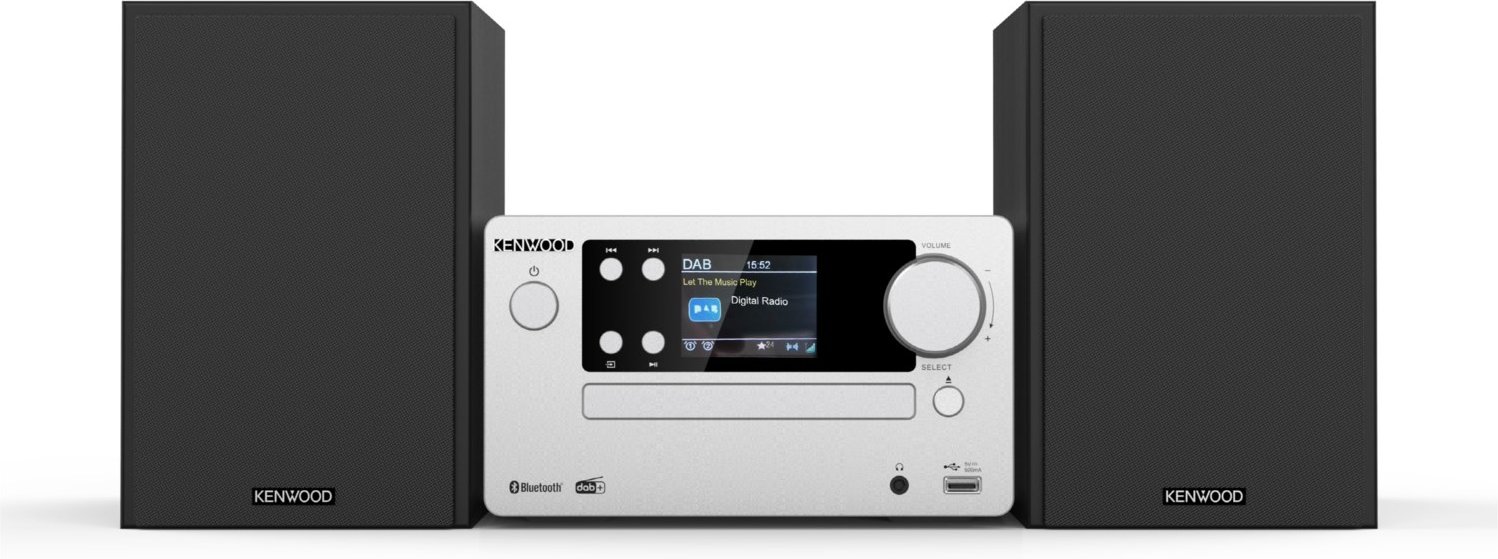 M-725DAB-S Microanlage frosted aluminium