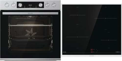 Advantage Six Herdset mit Induktionskochfeld bestehend aus BCSI6737E06X + ID64BX edelstahl/cleansteel + edelstahl