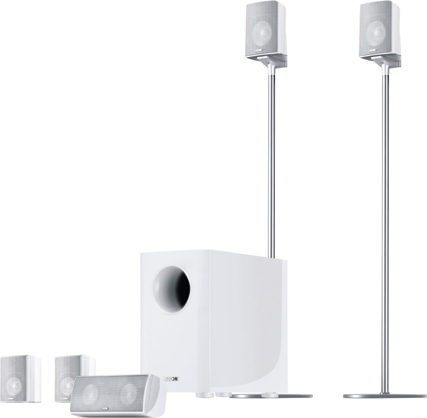 Movie 160 5.1 A/V-Laustsprechersystem mit Aktiv-Subwoofer schwarz hochglanz