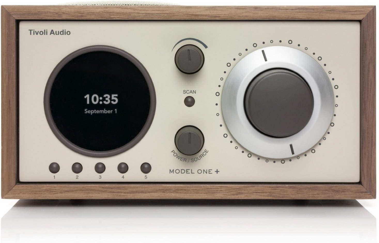 Model One+ Heimradio walnuss/beige
