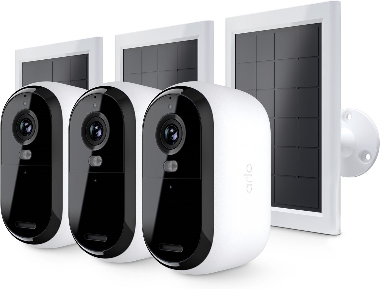 Essential 2 2K 3er Pack Outdoor-Überwachungskamera weiß