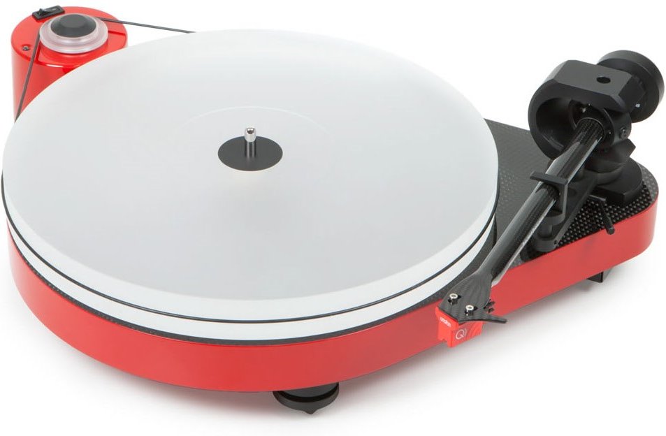 RPM-5 Carbon Plattenspieler mit 2M Bronze Tonabnehmer hochglanz rot