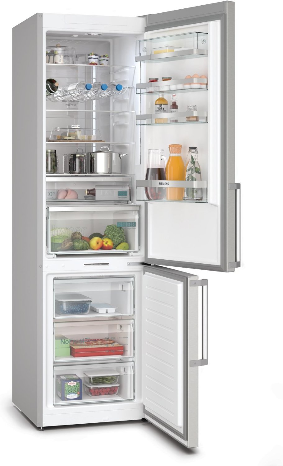 KG39NAIBT Kühl-/Gefrierkombination edelstahl/cleansteel