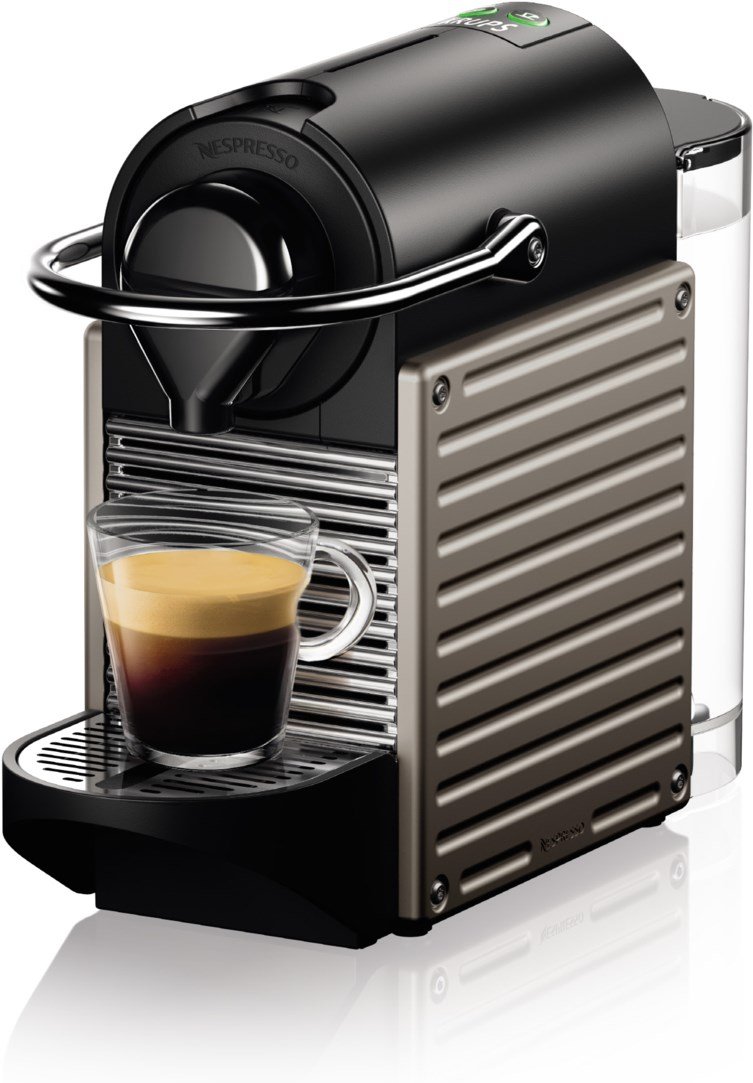XN304T Nespresso Pixie Kapsel-Automat titan