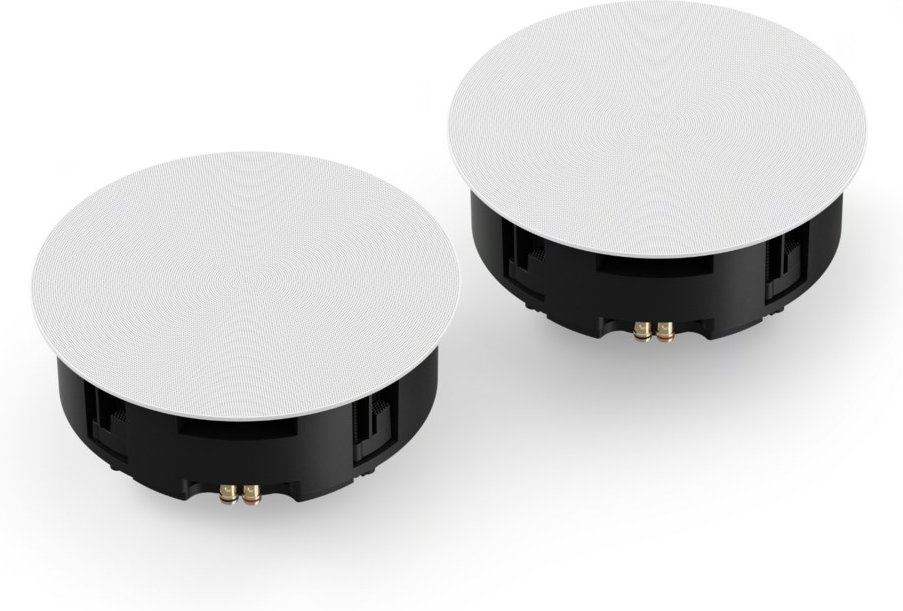 In-Ceiling by Sonance 8" /Paar Wand-/Decken-Einbaulautsprecher weiß