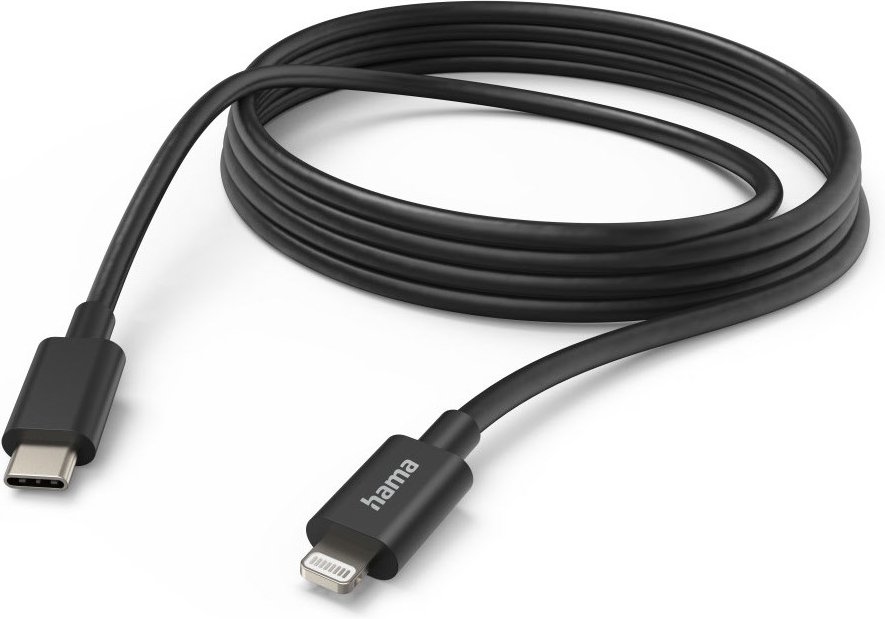 Ladekabel USB-C>Lightning (3m) schwarz