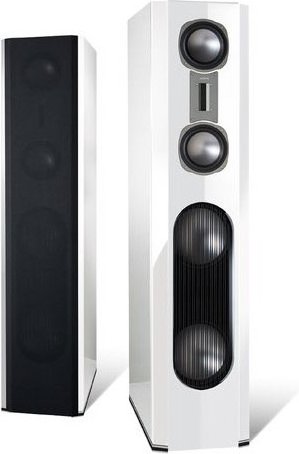 Aurum Titan 9 /Stück Stand-Lautsprecher weiß pianofinish