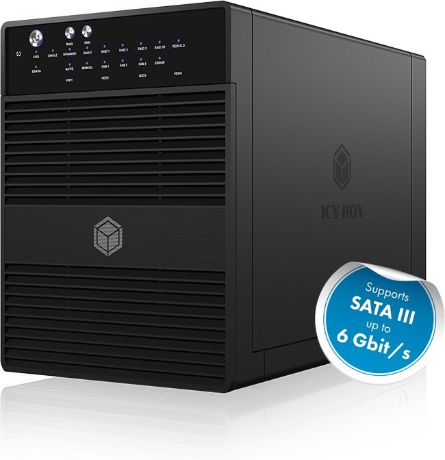 IB-RD3640SU3 3,5" USB 3.0 Festplattengehäuse schwarz