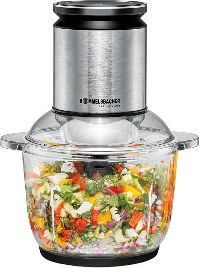 MZ 600 Zerkleinerer schwarz/edelstahl