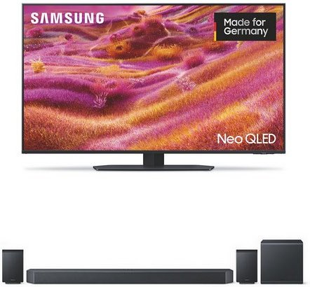 GQ50QN93FAT 125 cm (50") Neo QLED Vision AI Smart TV titanschwarz inkl. HW-Q995GF Soundbar titanschwarz