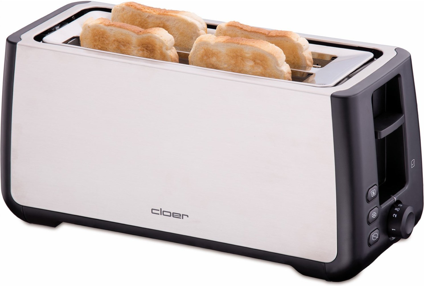 3579 Toaster edelstahl/schwarz