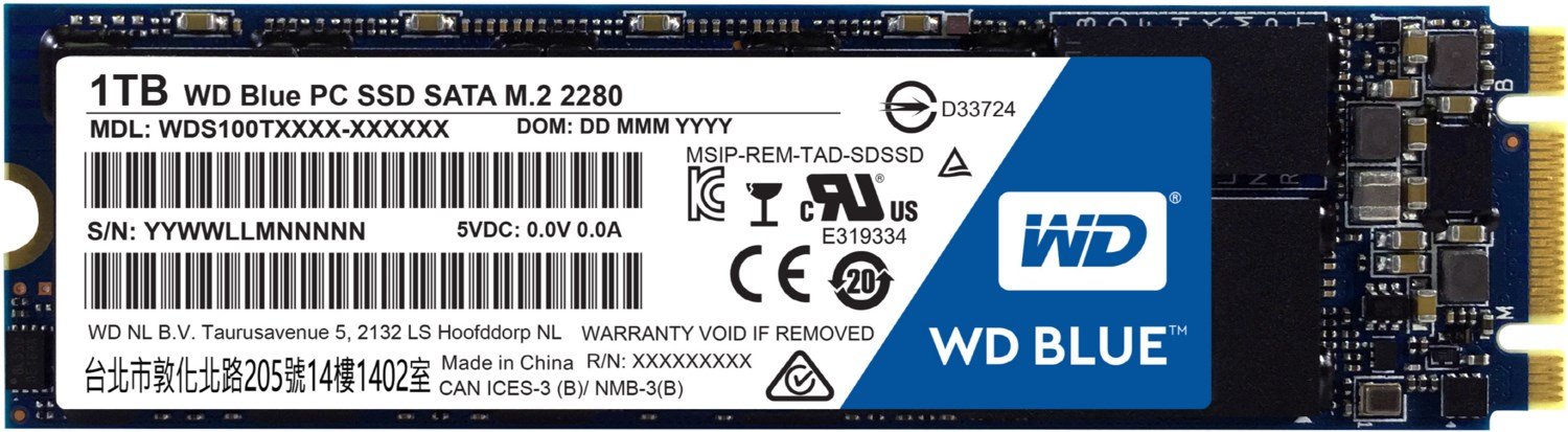 WD Blue SSD M.2 (1TB) Bulk