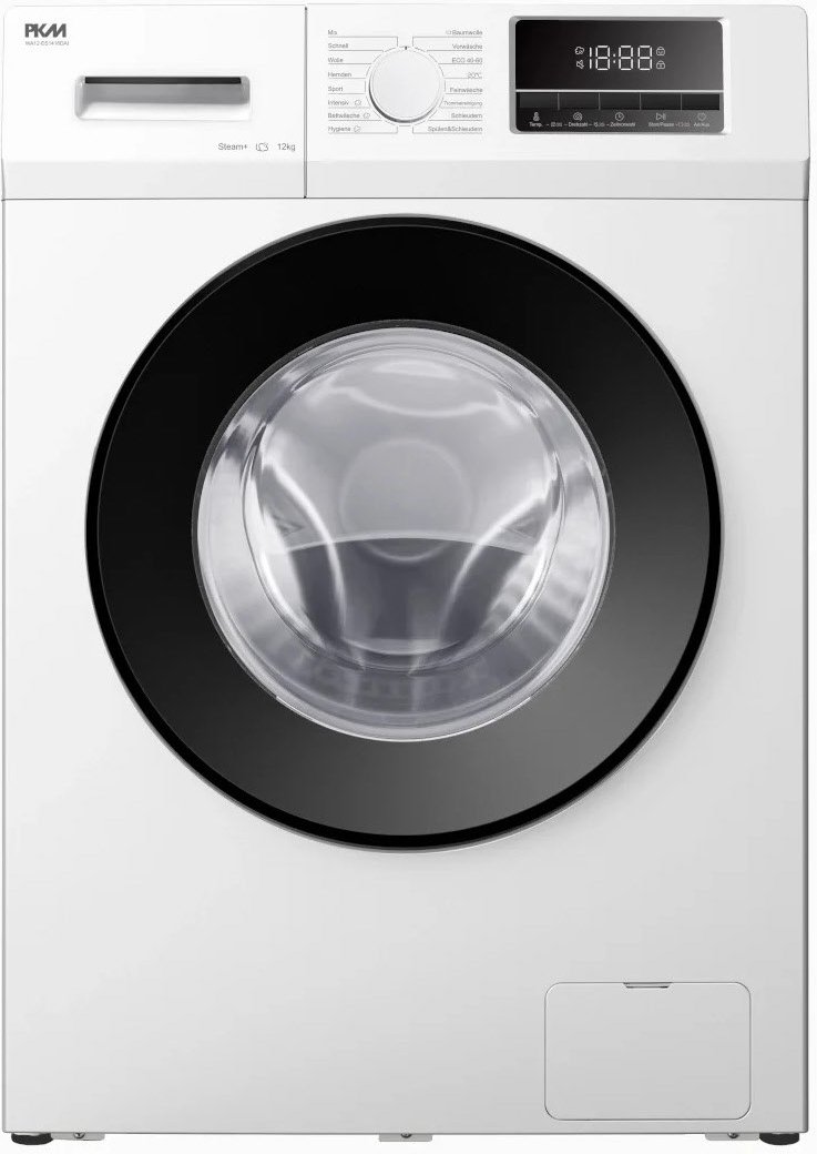 WA12-ES1416DAI Stand-Waschmaschine-Frontlader weiß, 12 kg, 1400 U/min, 76 dBA