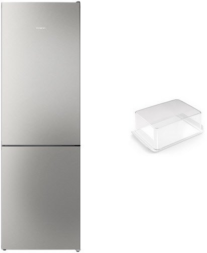 MK67KGNIAA Kühl-/Gefrierkombination bestehend aus KG36NVIAG + KSGGZM00 edelstahl