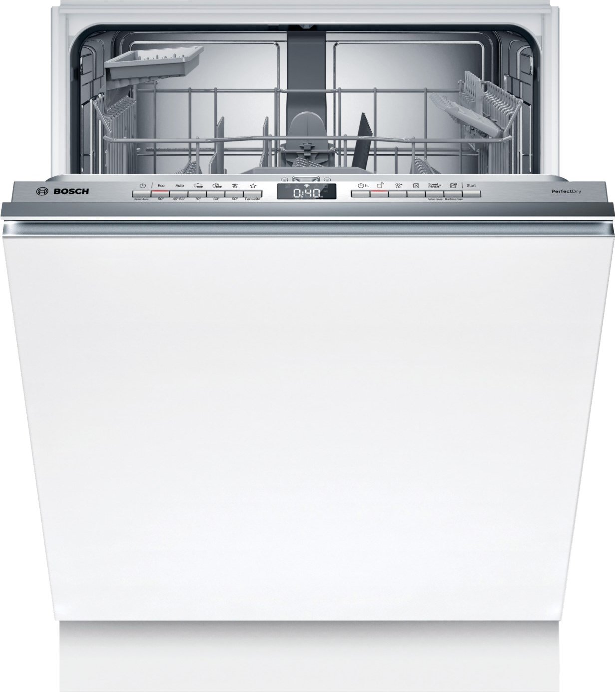 SMV6YAX02E Vollintegrierbarer 60 cm Geschirrspüler edelstahl