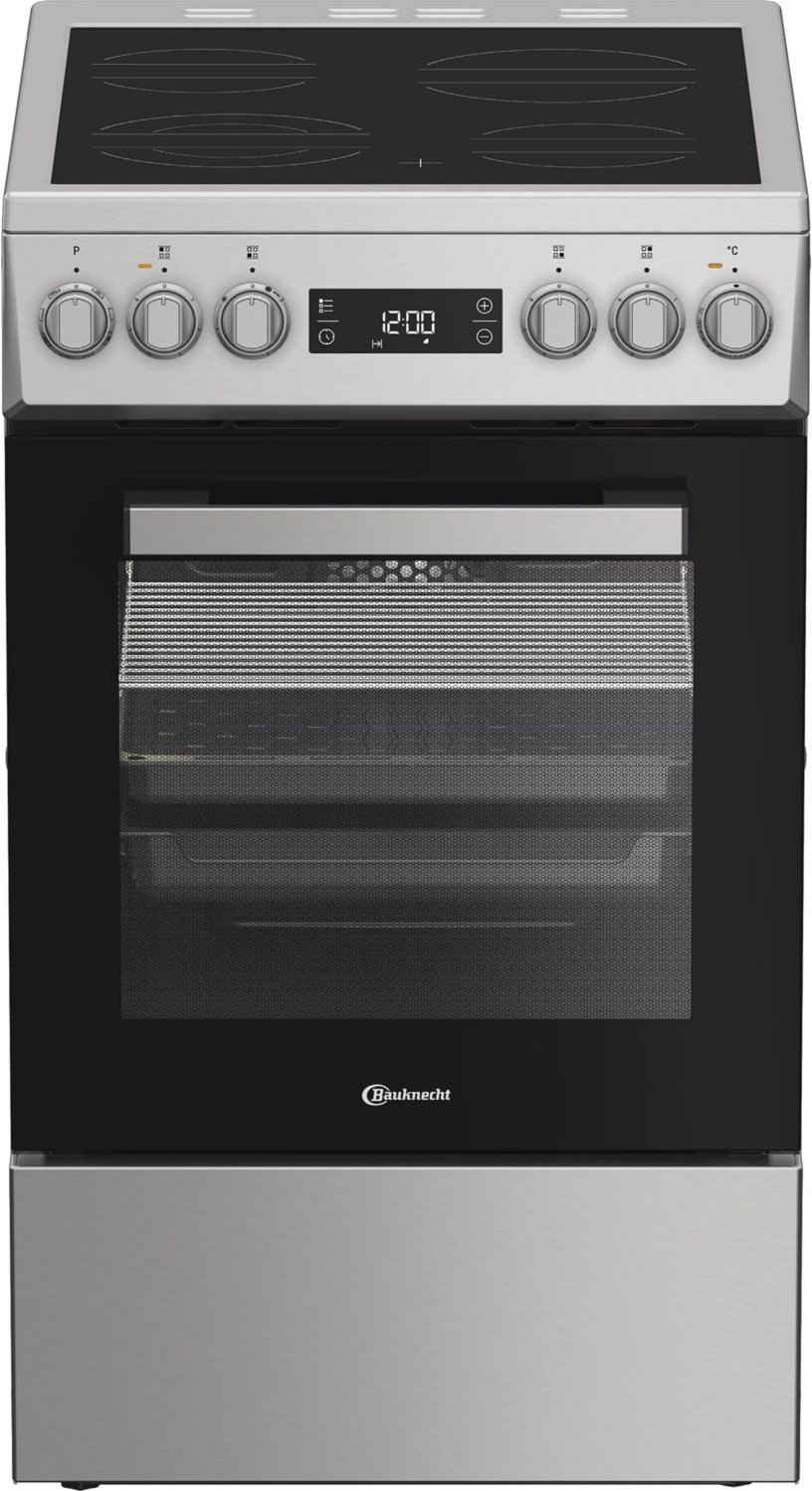 B5V8LMX Elektroherd mit Kochfeld silber lackiert